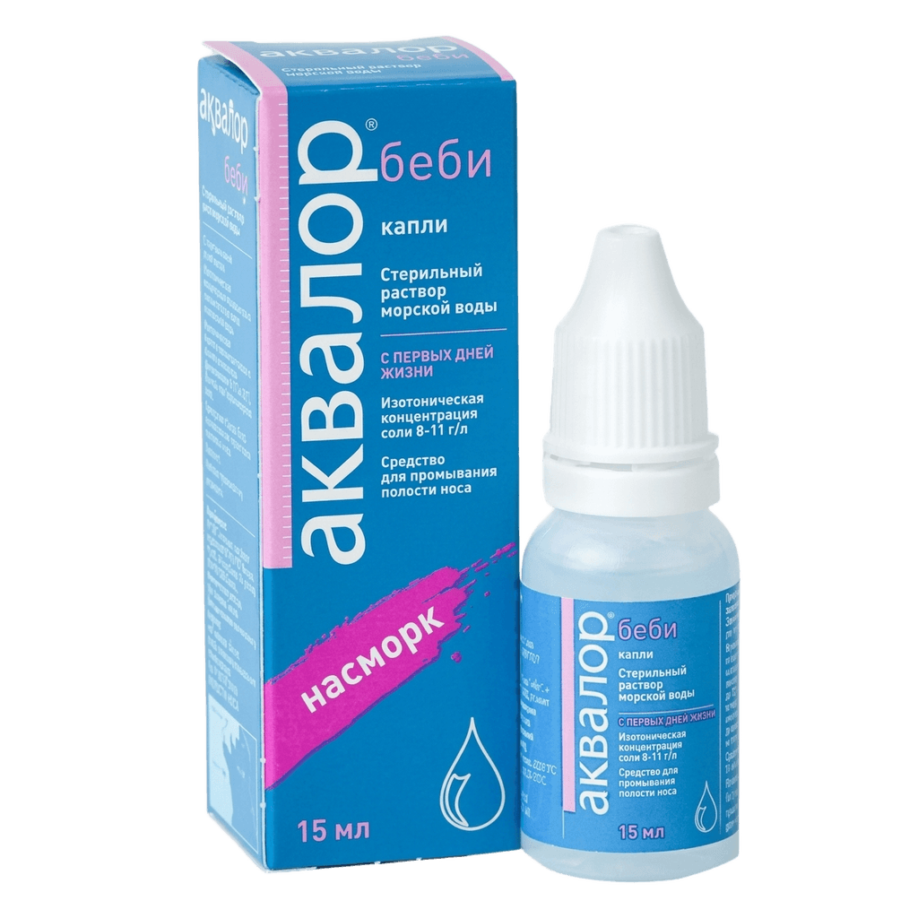 Aqualor Baby drops, 15 ml