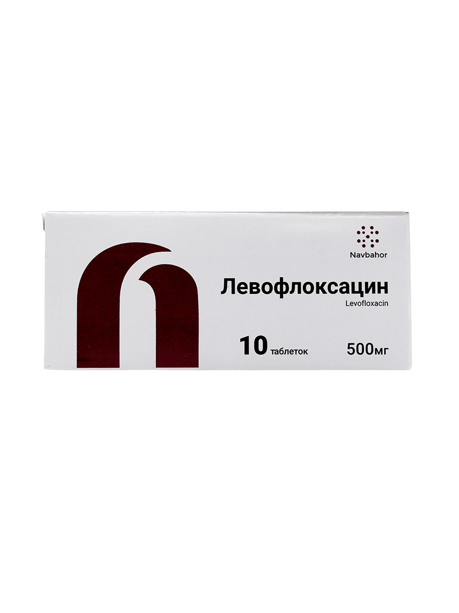Левофлоксацин, 500 мг, таб. №10