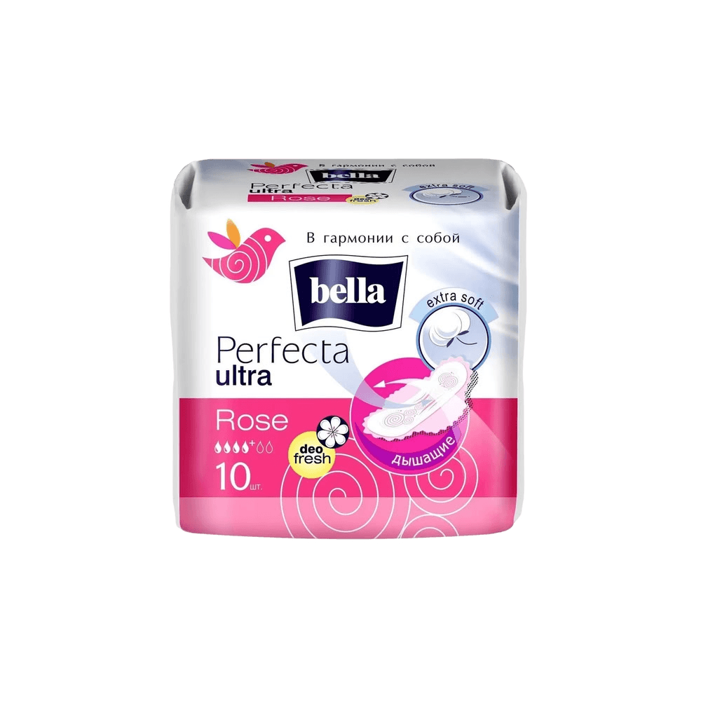 Прокладки гиг. Bella Perfecta Ultra Rose Deo Fresh, №10