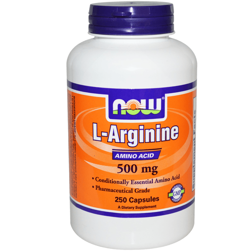 L-аргинин (NOW L-Arginine), 500 мг, капс. №250