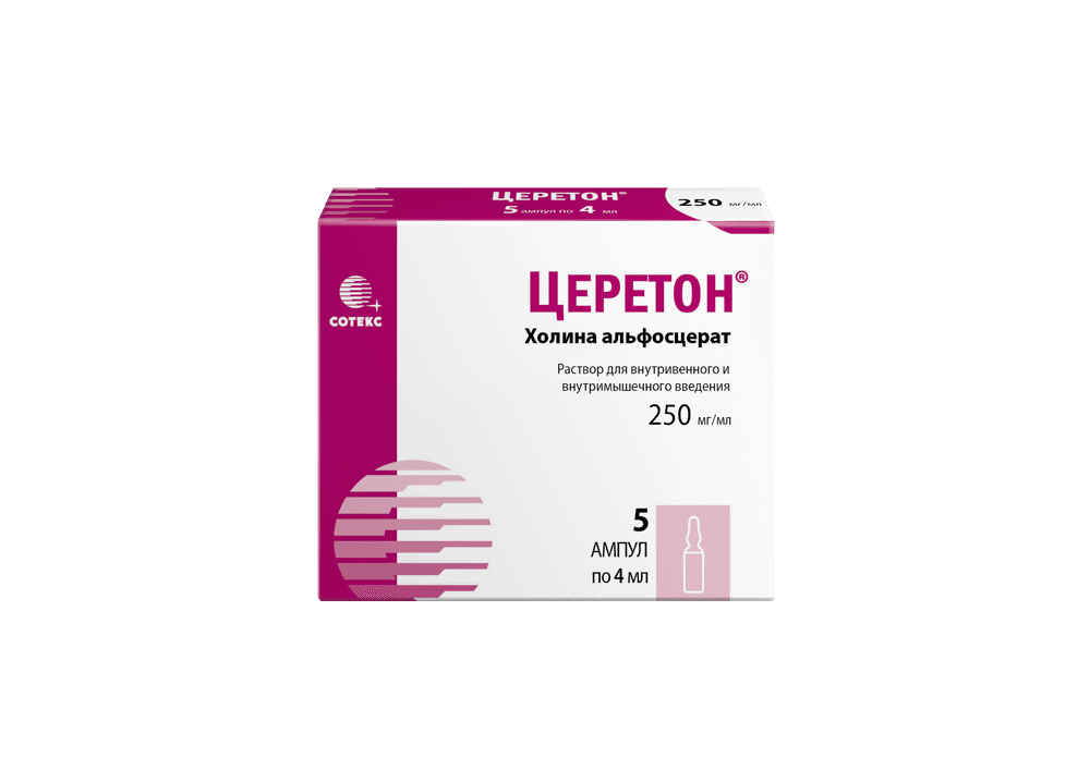 Церетон, 250 мг/мл, 4 мл, амп. №6