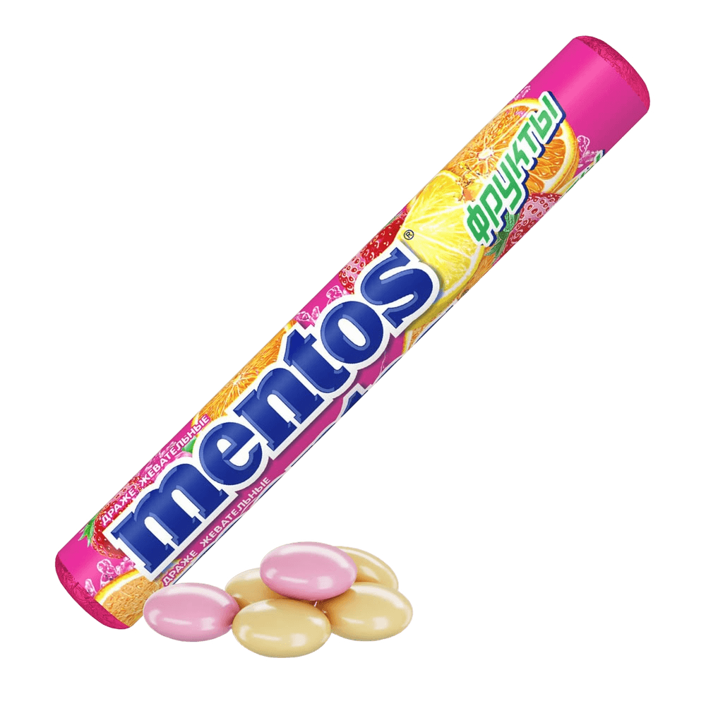 Жевательная резинка Mentos Тутти-Фрутти, 15,5 г