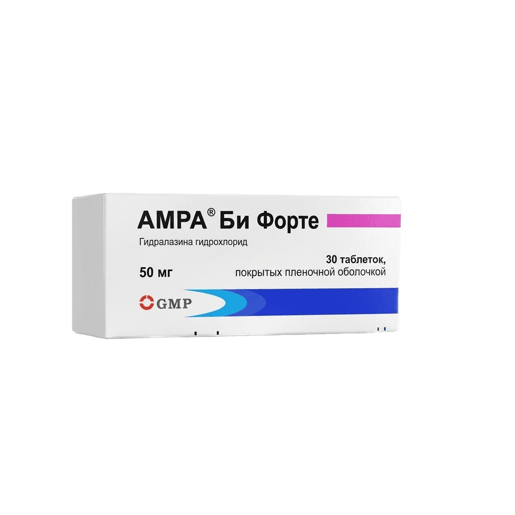 Амра Би Форте, 8 мг/2,5 мг, таб. №30