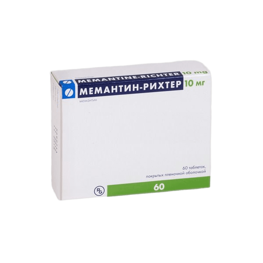 Мемантин-Рихтер, 10 мг, таб. №60