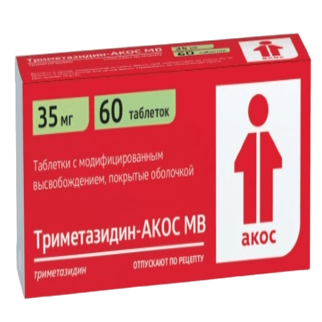 Триметазидин-Акос МВ, 35 мг, таб. №60