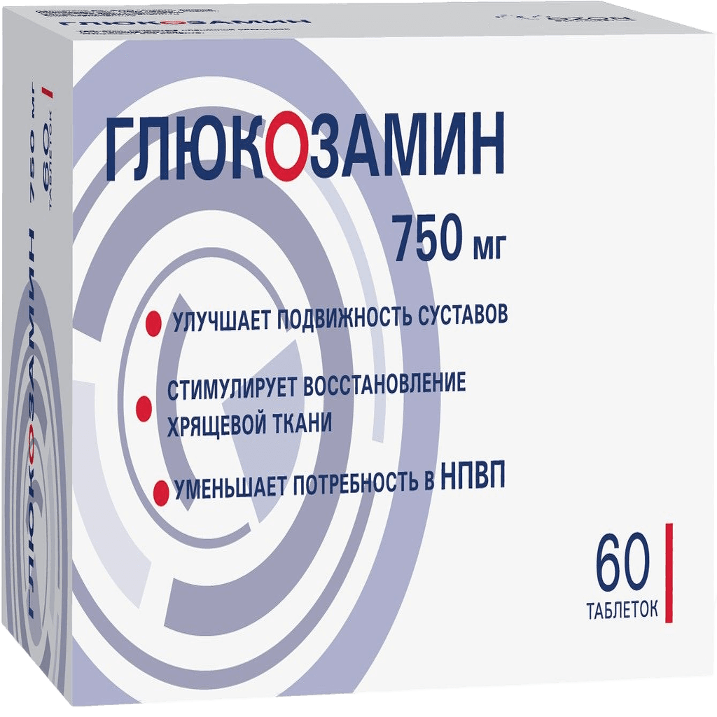 Глюкозамин, 750 мг, таб. №50