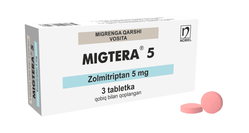 Мигтера, 5 мг, таб. №3