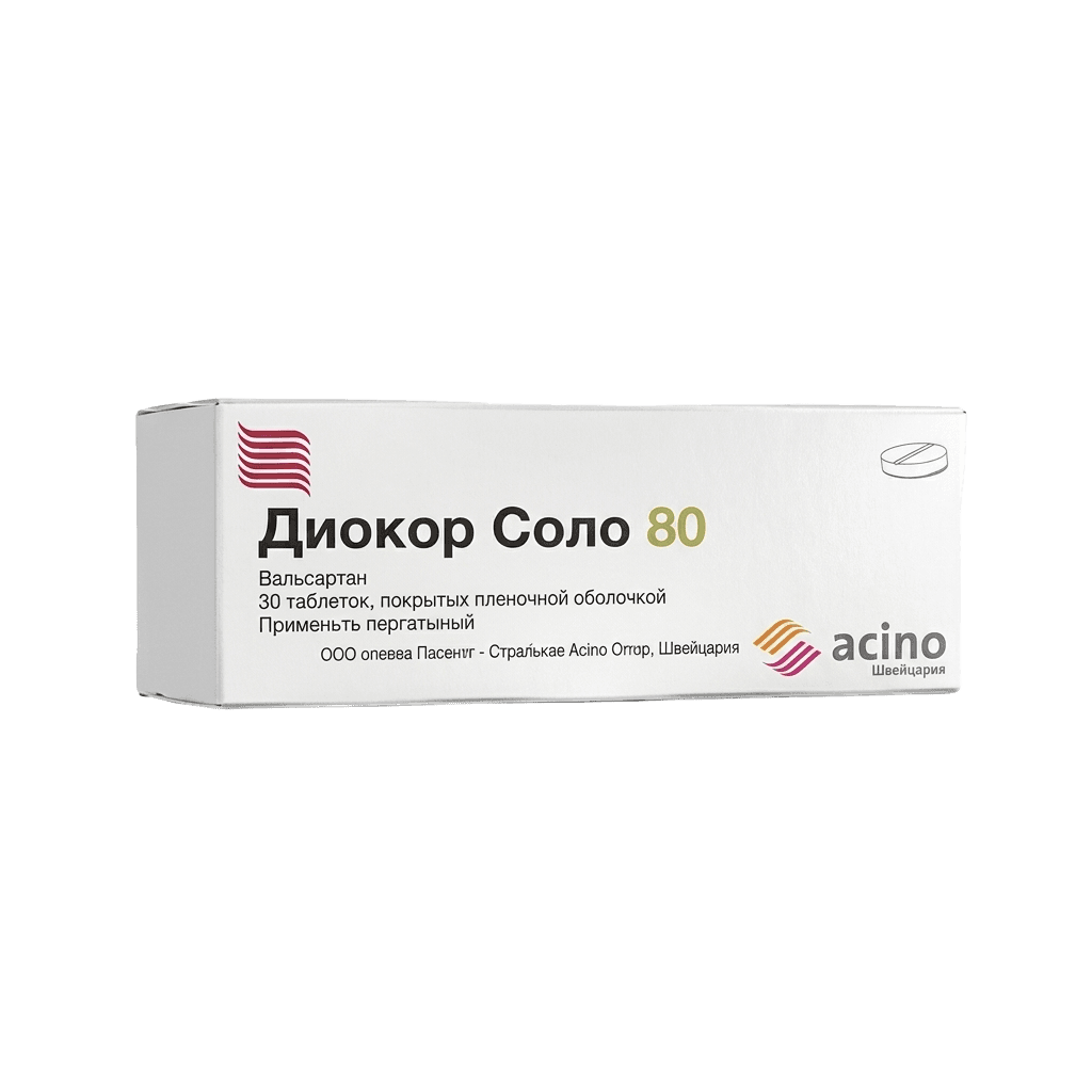 Диокор Соло, 80 мг, таб. №30