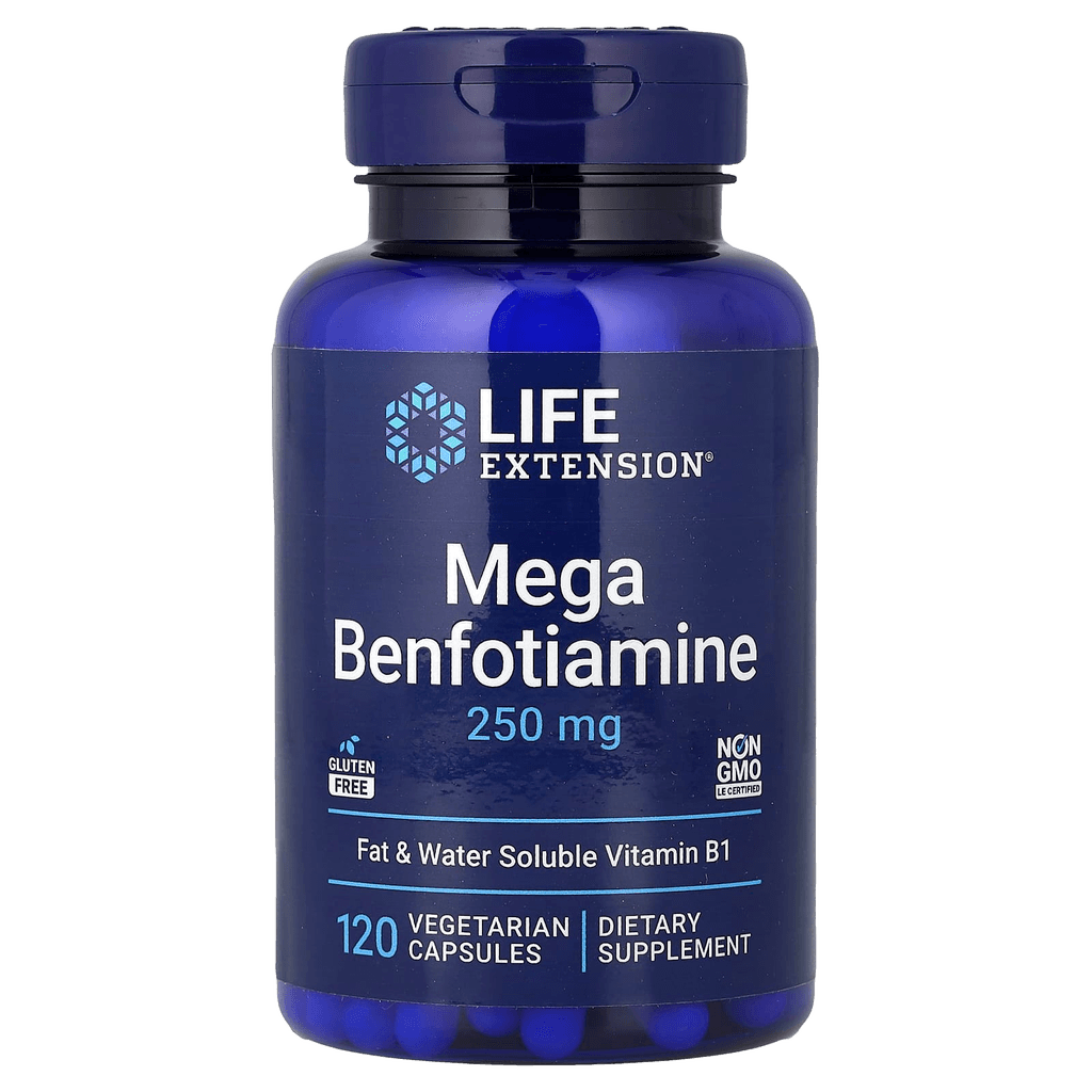 Мега Бенфотиамин (Life Mega Benfotiamin), 250 мг, капс. №120