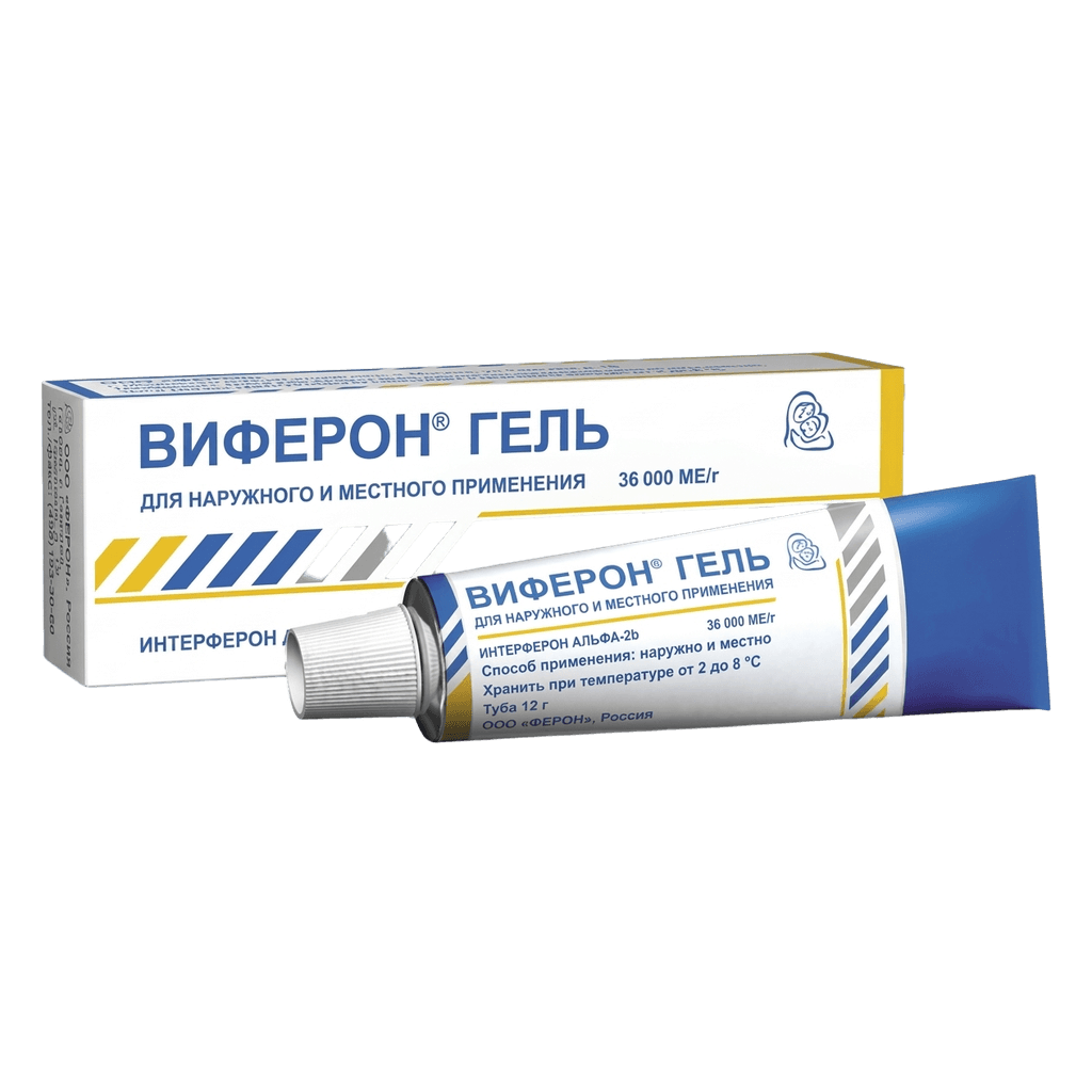Виферон, 36000 МЕ/г, 12 г, гель