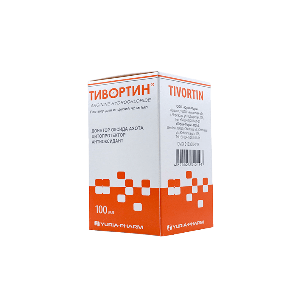 Тивортин, 4,2 мг/мл, 100 мл, флак.
