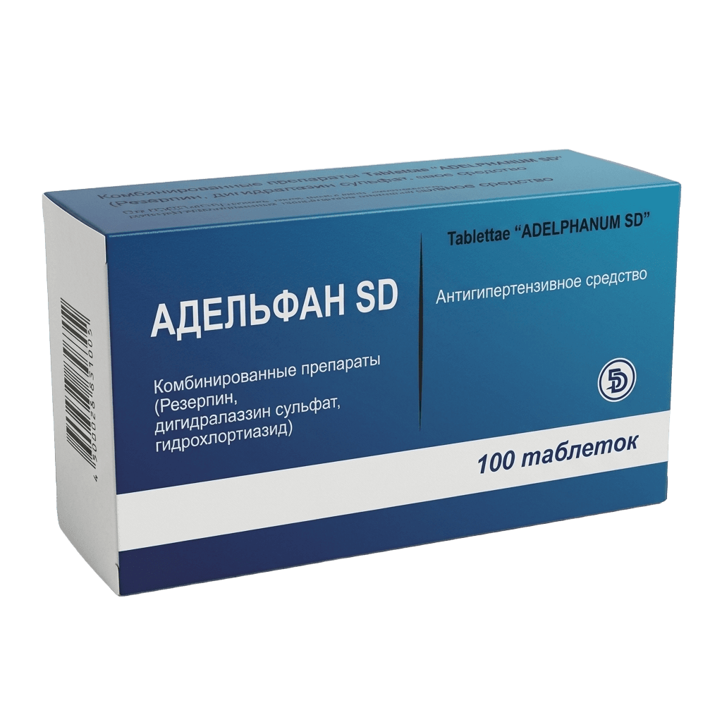Адельфан SD, таб. №100