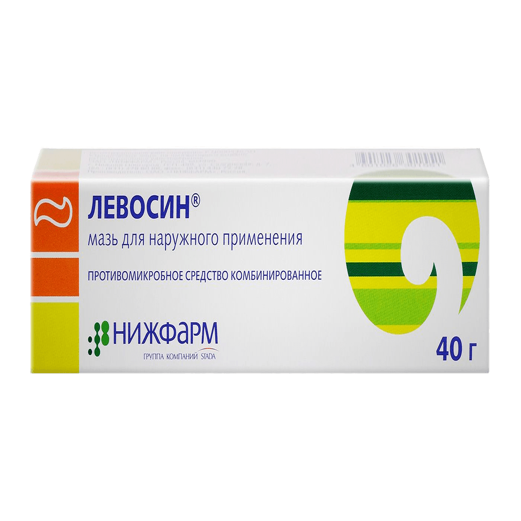 Левосин, 40 г, мазь