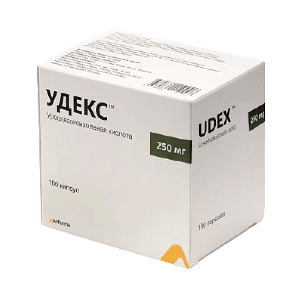 Удекс, 250 мг, капс. №100