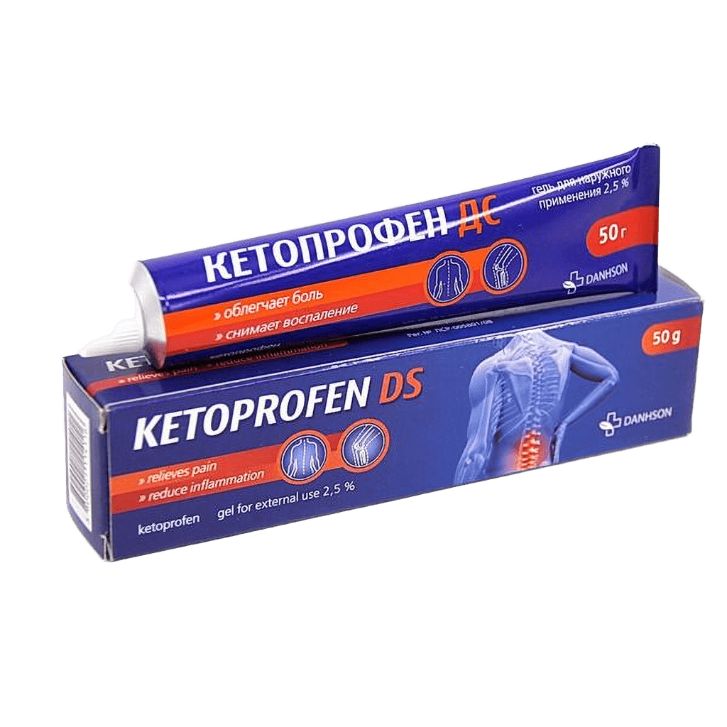 Кетопрофен ДС, 2,5%, 50 г, гель
