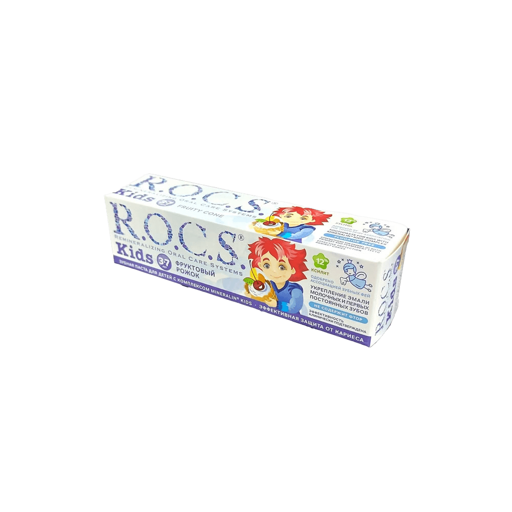 Зубная паста R.O.C.S Kids Фруктовый Рожок, 45 г