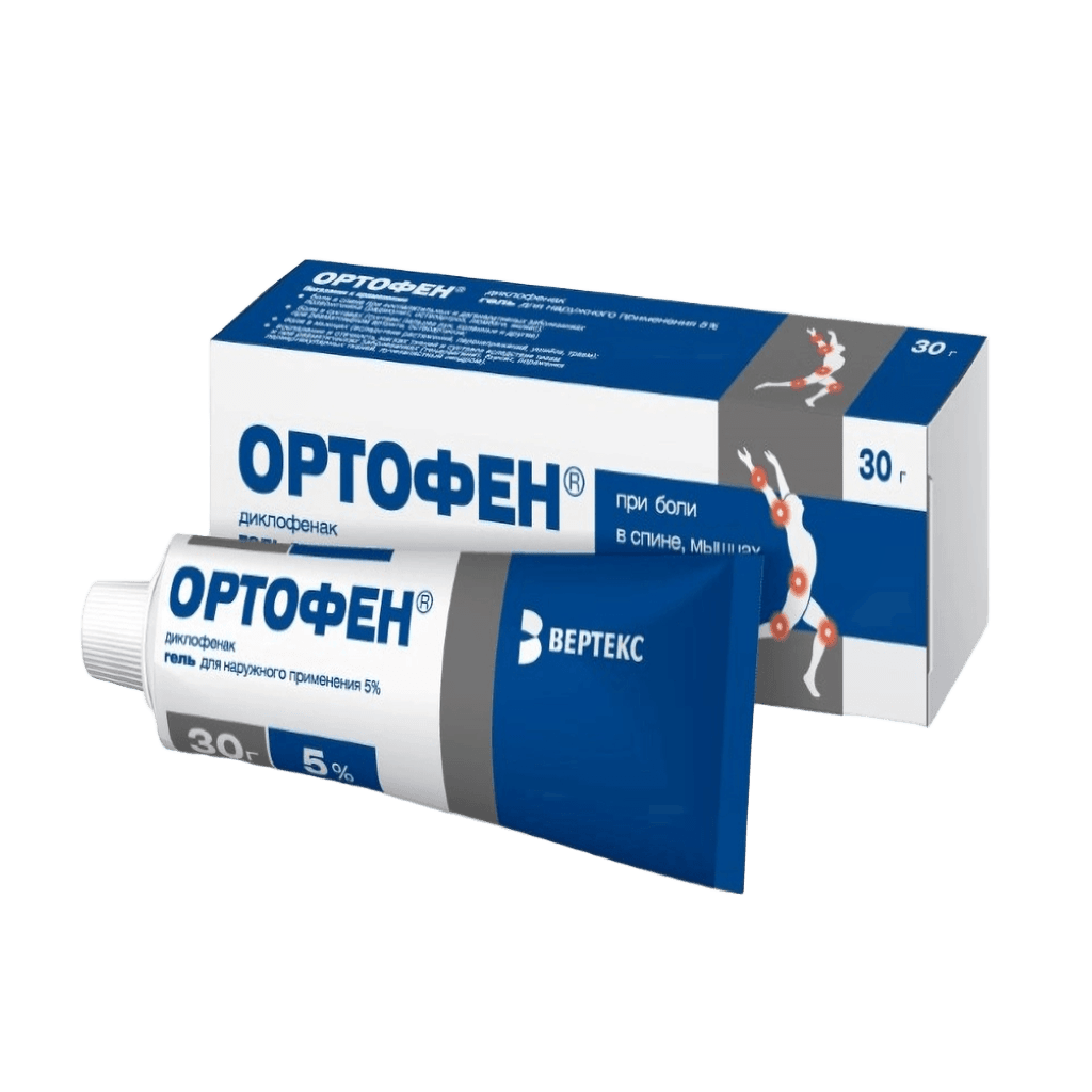 Ортофен, 5%, 30 г, гель