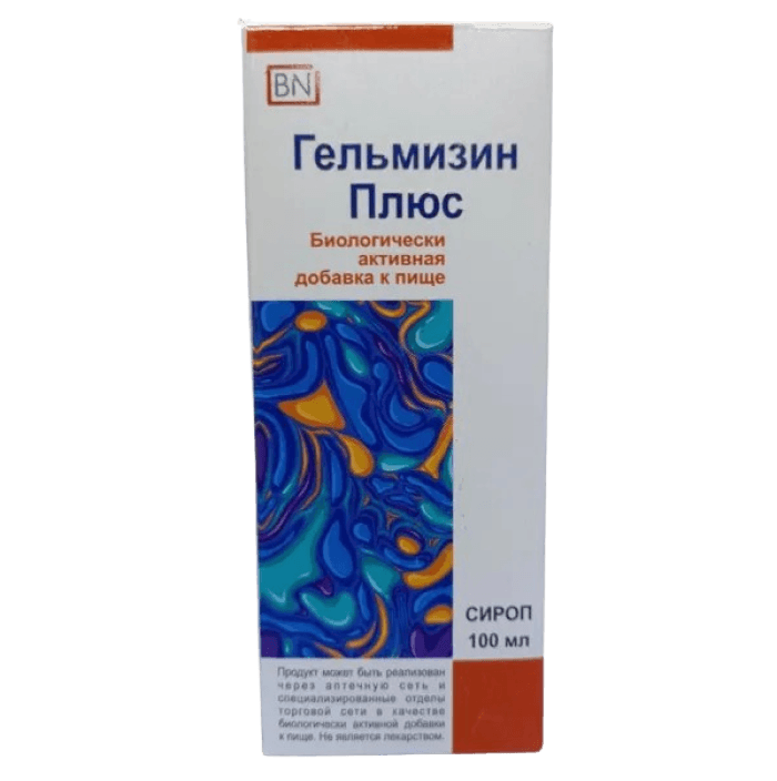 Гельмизин Плюс, 100 мл, сироп