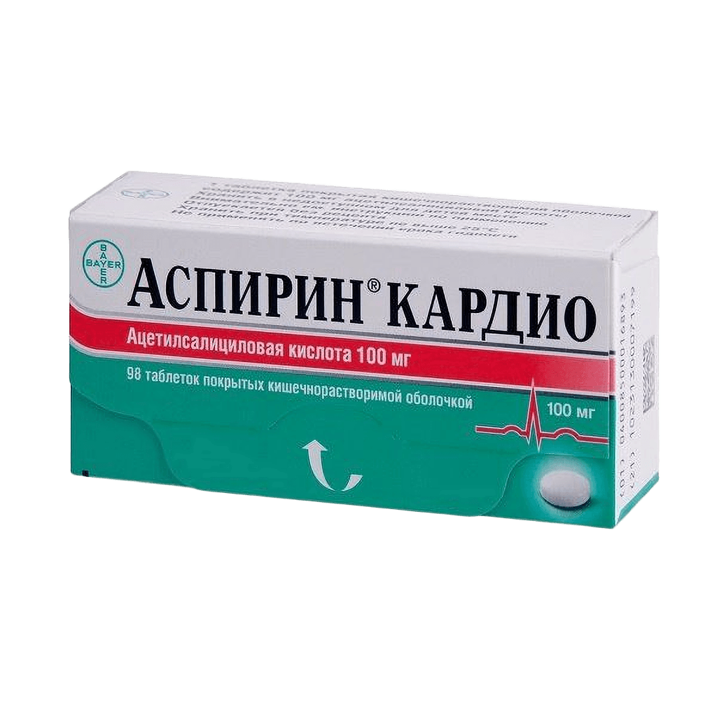Аспирин Кардио, 100 мг, таб. №98