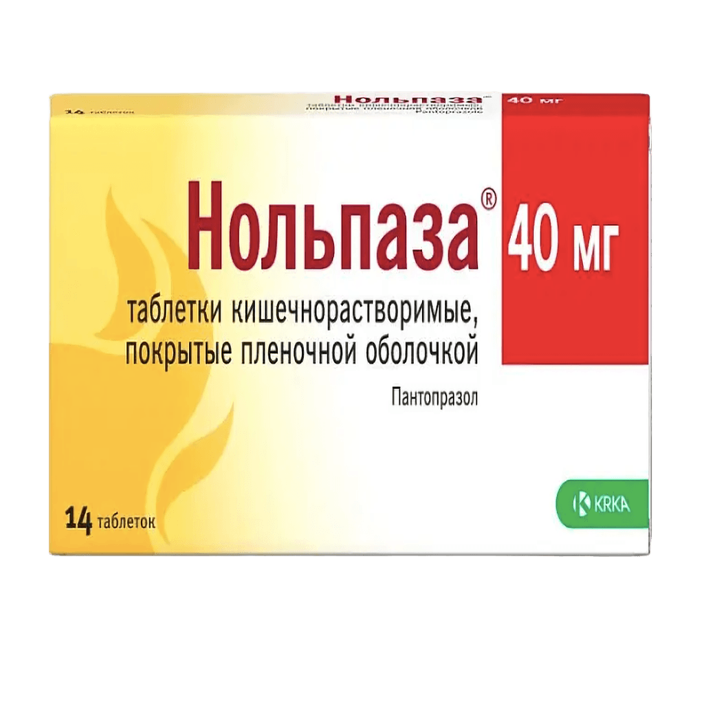 Нольпаза, 40 мг, таб. №14