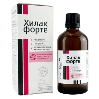 Хилак Форте, 30 мл, капли
