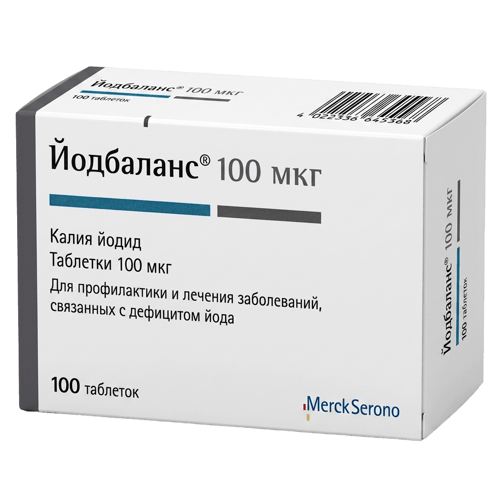 Йодбаланс, 100 мкг, таб. №100