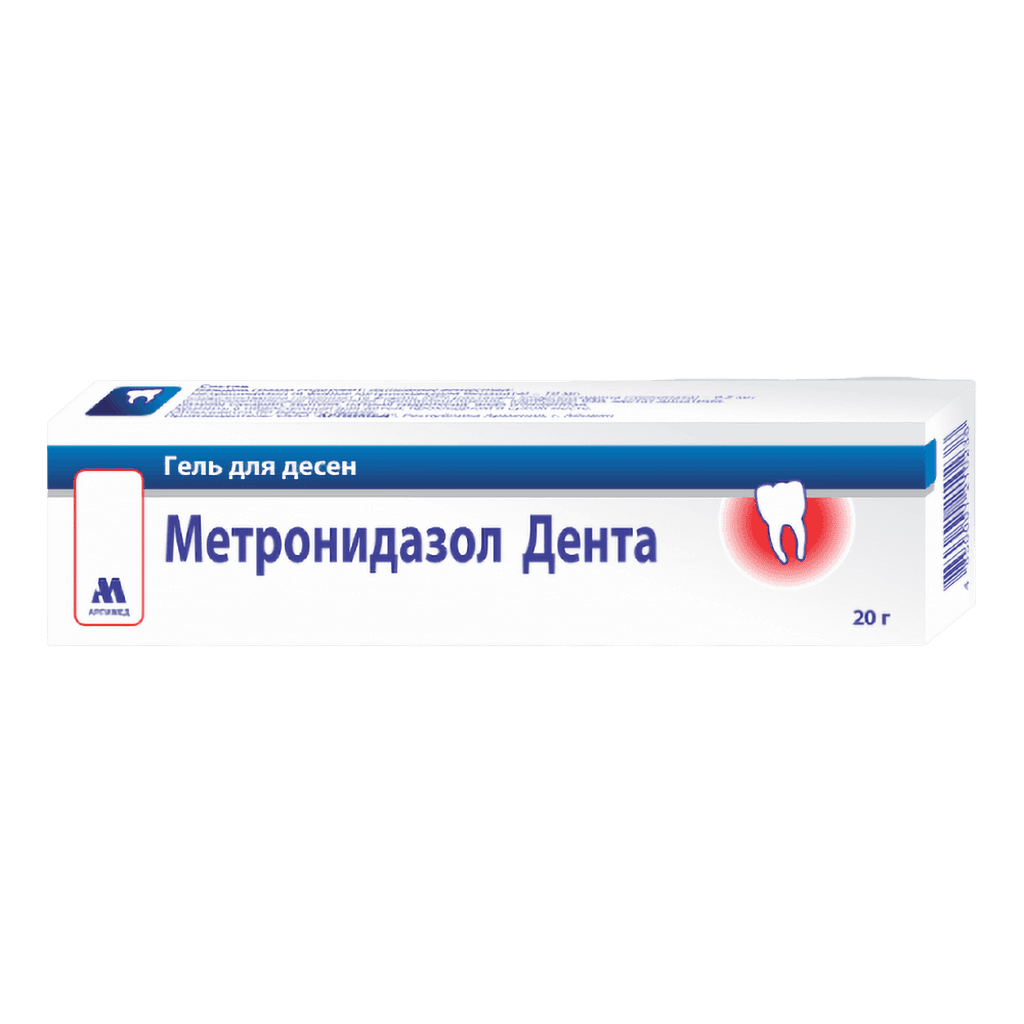 Метронидазол Дента, 20 г, гель