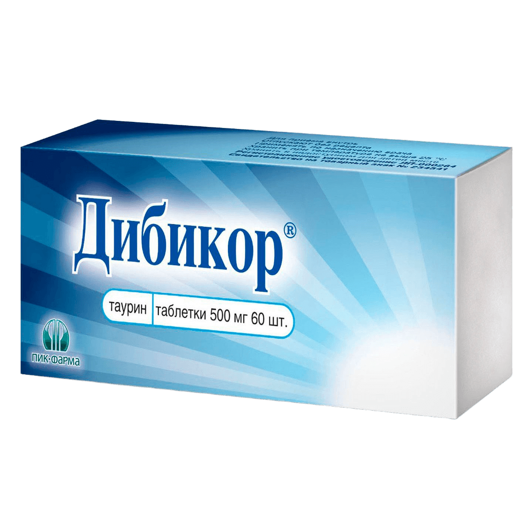 Дибикор, 500 мг, таб. №60