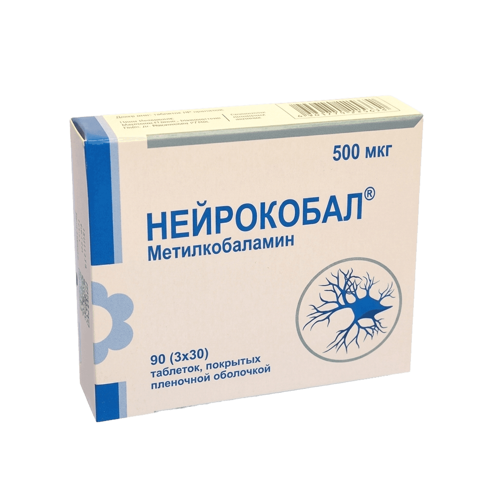 Нейрокобал, 500 мкг, таб. №90