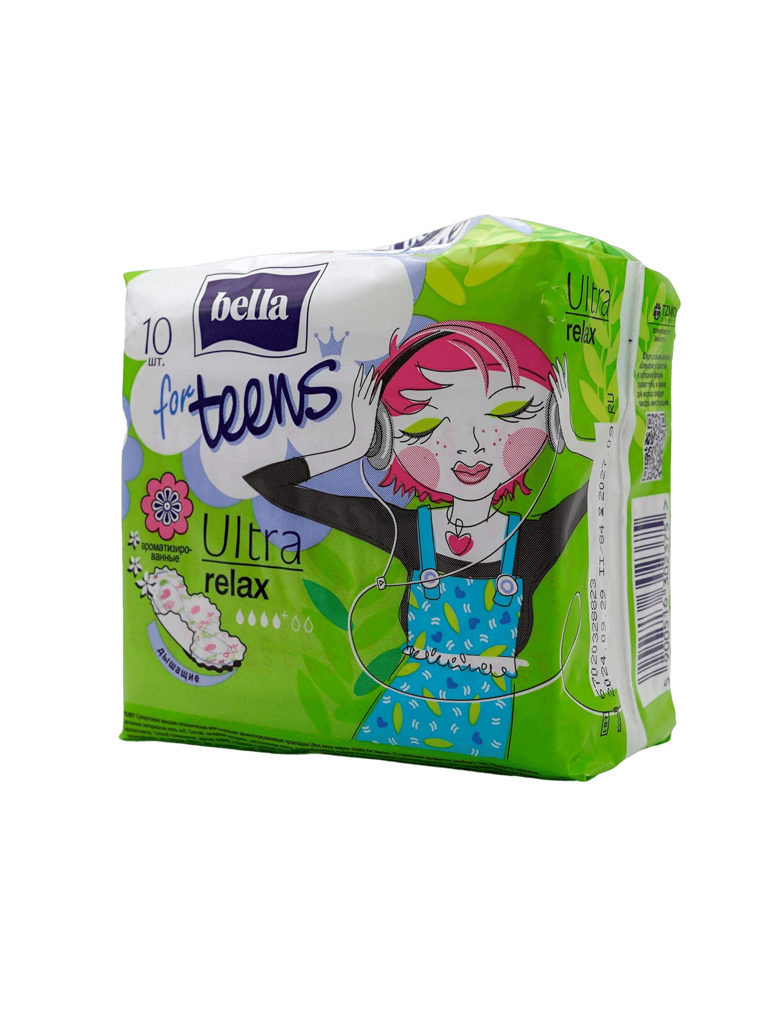 Прокладки гиг. Bella For Teens Ultra Relax, №10