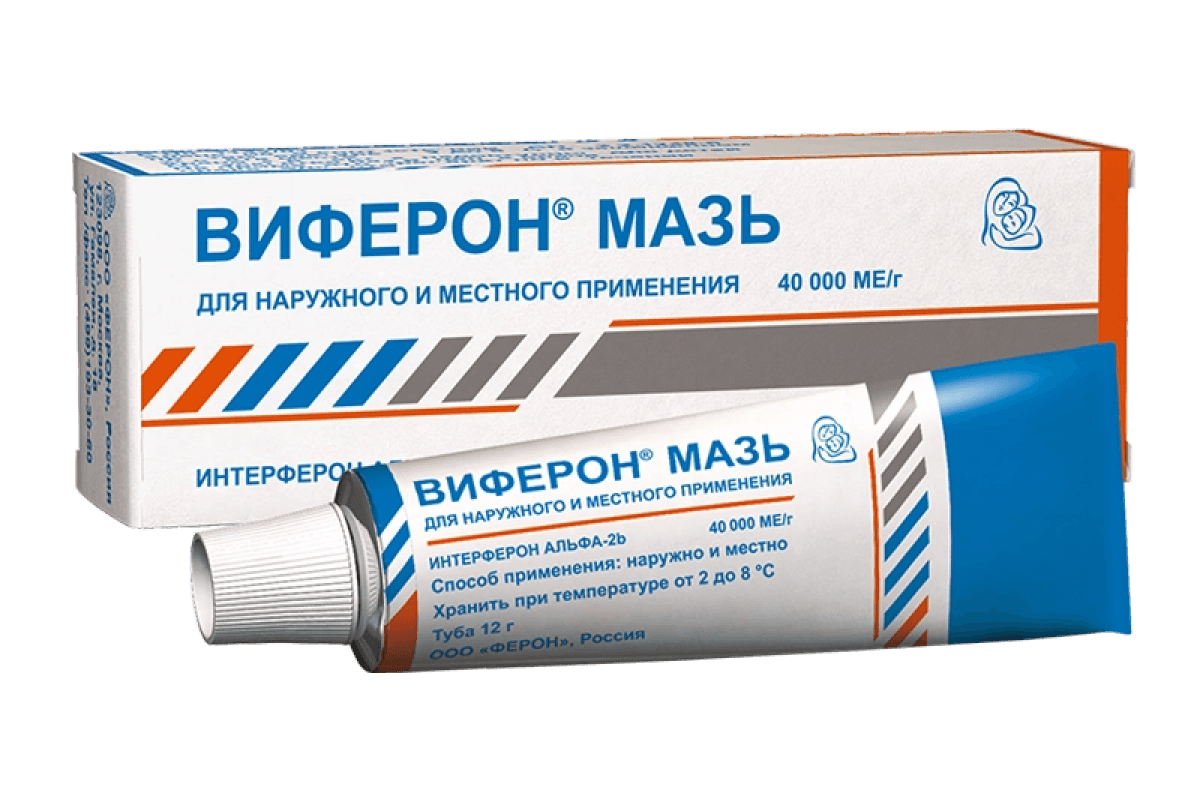 Виферон, 40000 МЕ/г, 6 г, мазь