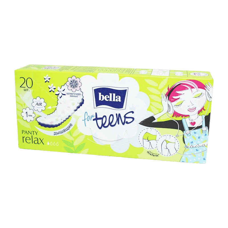 Прокладки гиг. ежед. Bella For Teens Relax Deo, №20