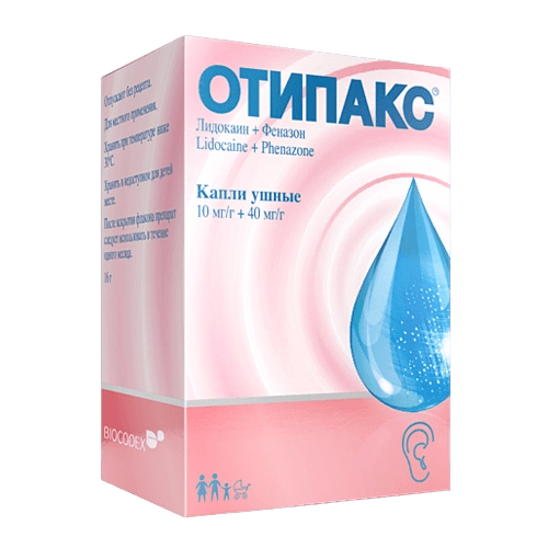 Отипакс, 16 г, капли ушные