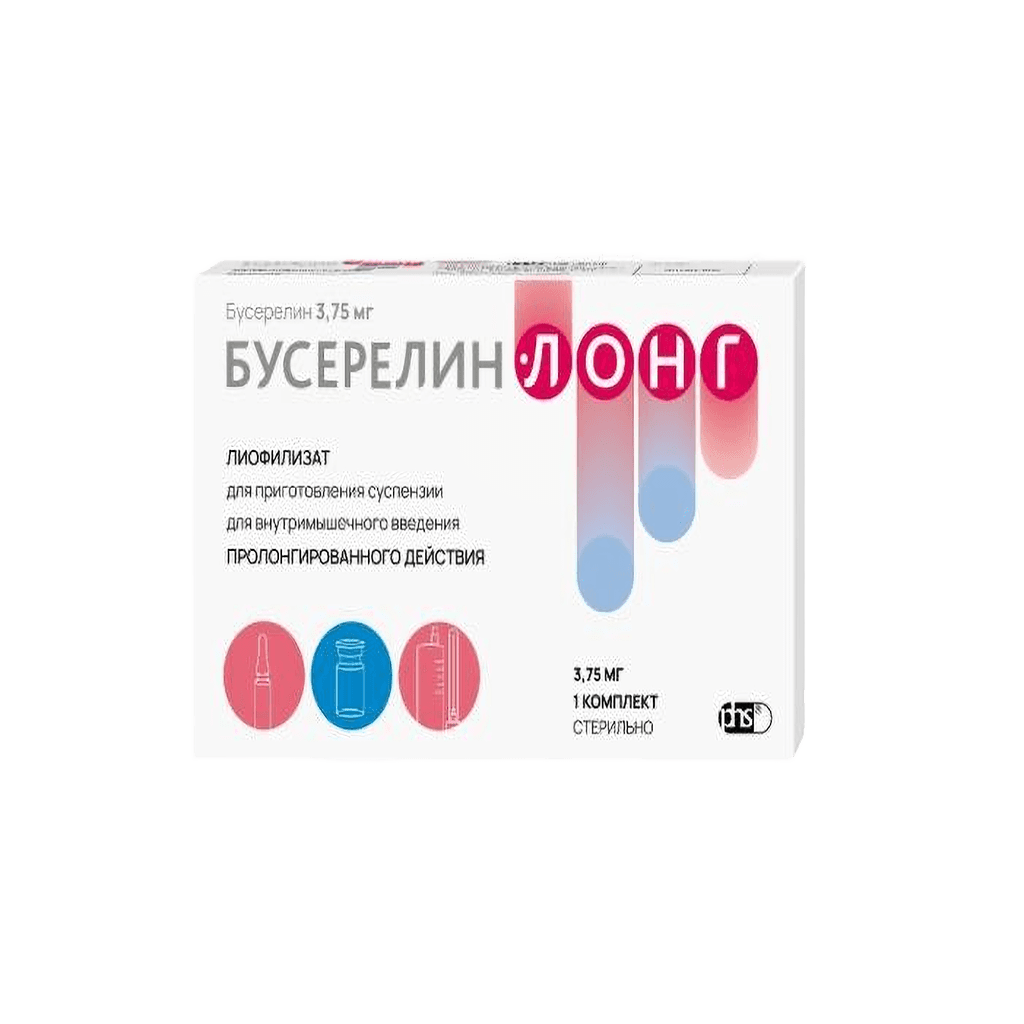Бусерелин-Лонг, 3,75 мг, флак. №1