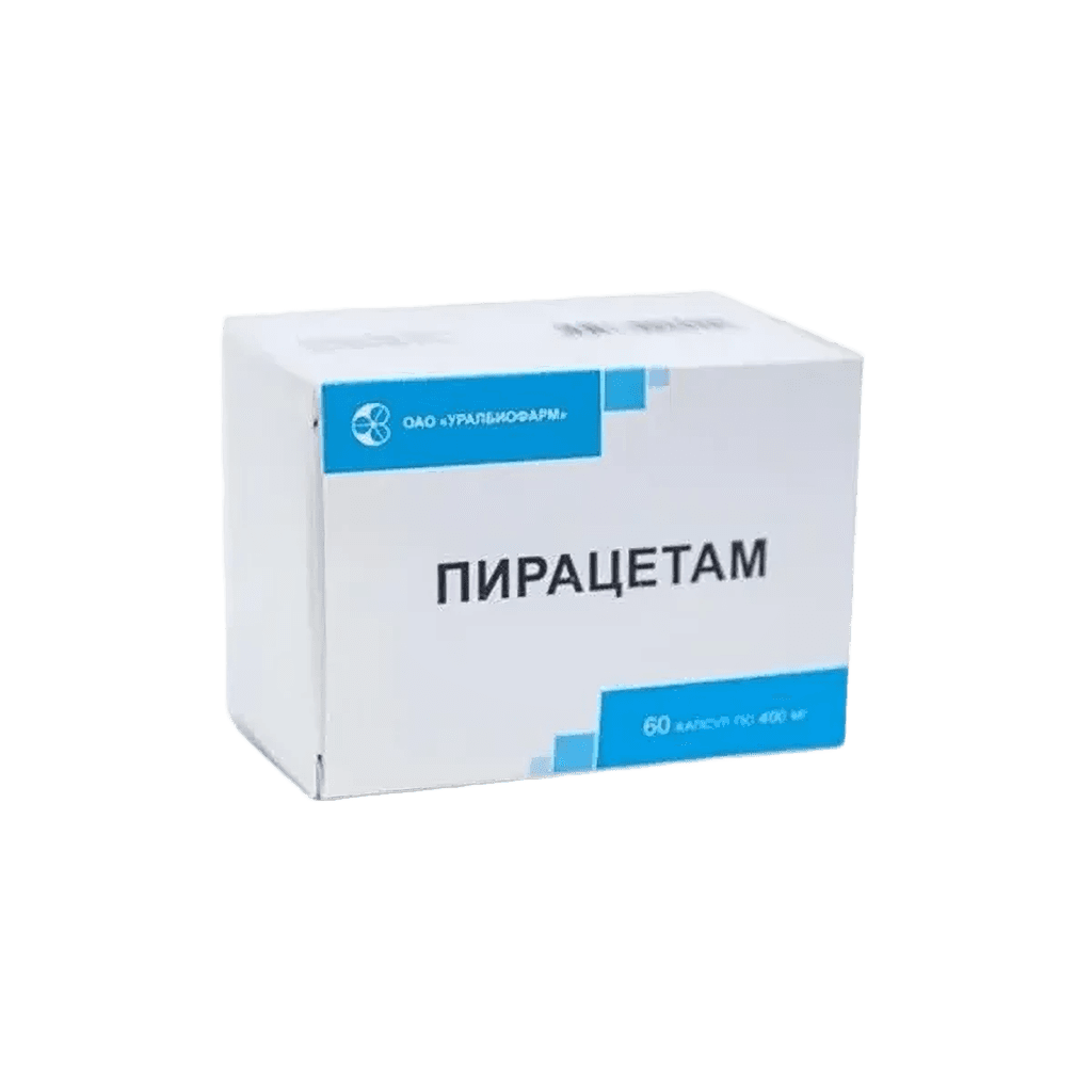 Пирацетам, 400 мг, капс. №60