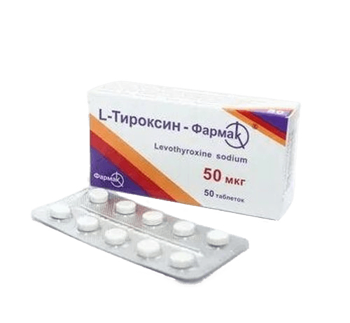 L-Тироксин-Фармак, 50 мкг, таб. №50
