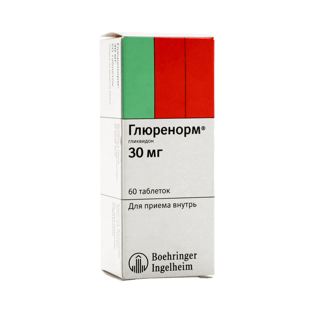 Глюренорм, 30 мг, таб. №60