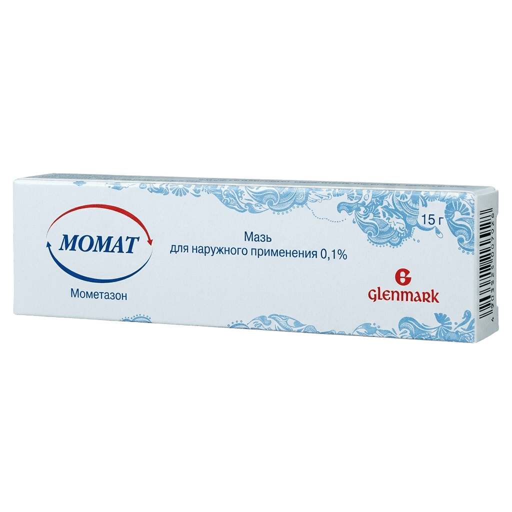 Момат, 0,1%, 15 г, мазь