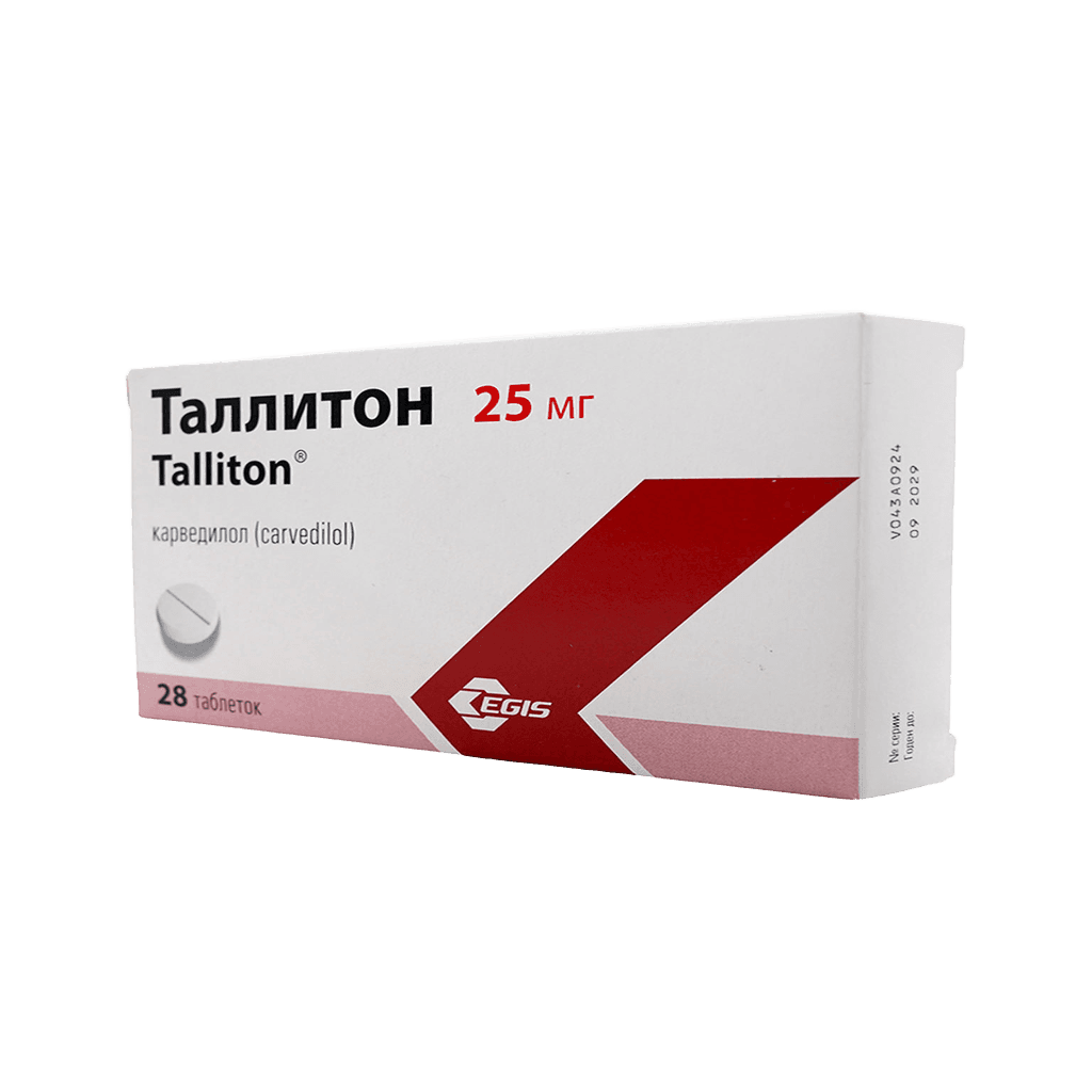 Таллитон, 25 мг, таб. №28