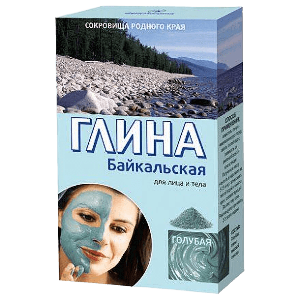 Глина голубая Байкальская, 100 г