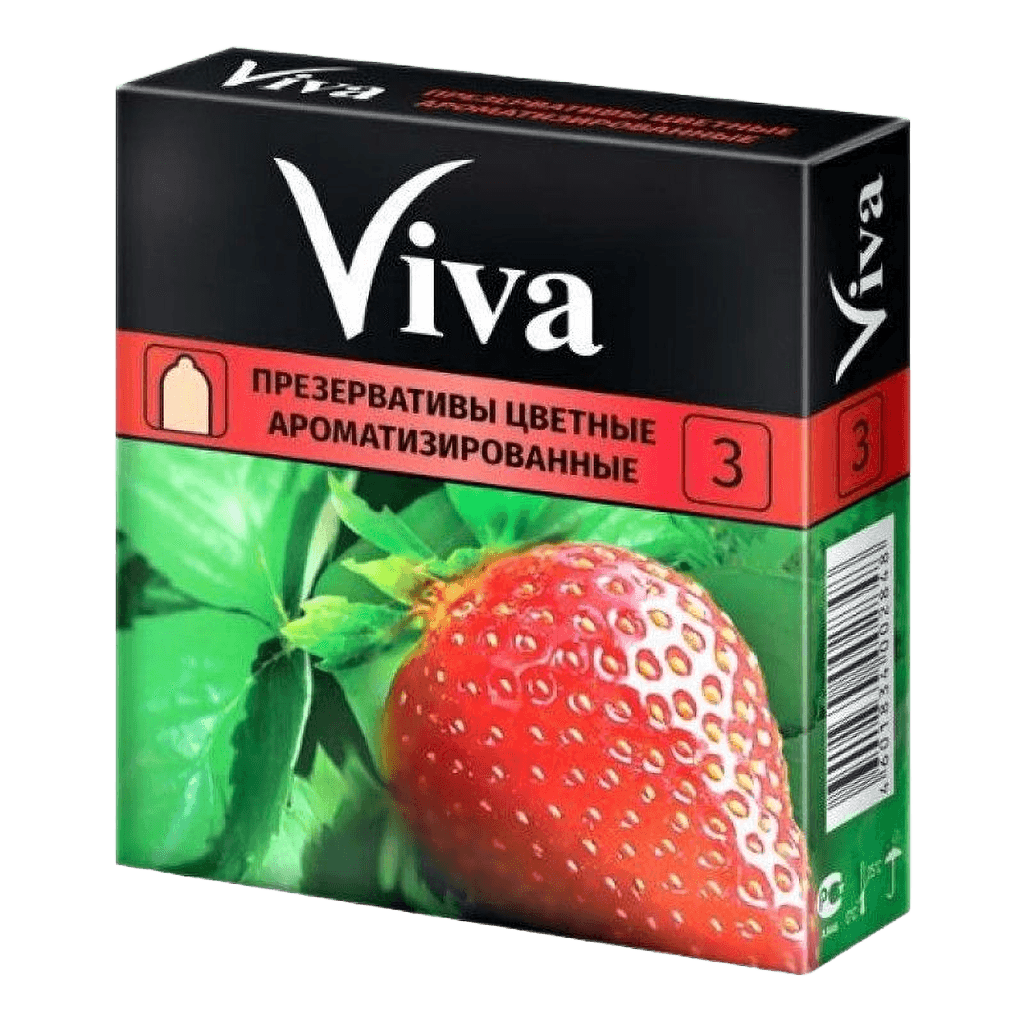 Презервативы Viva, №3 (Цветные ароматизированные)