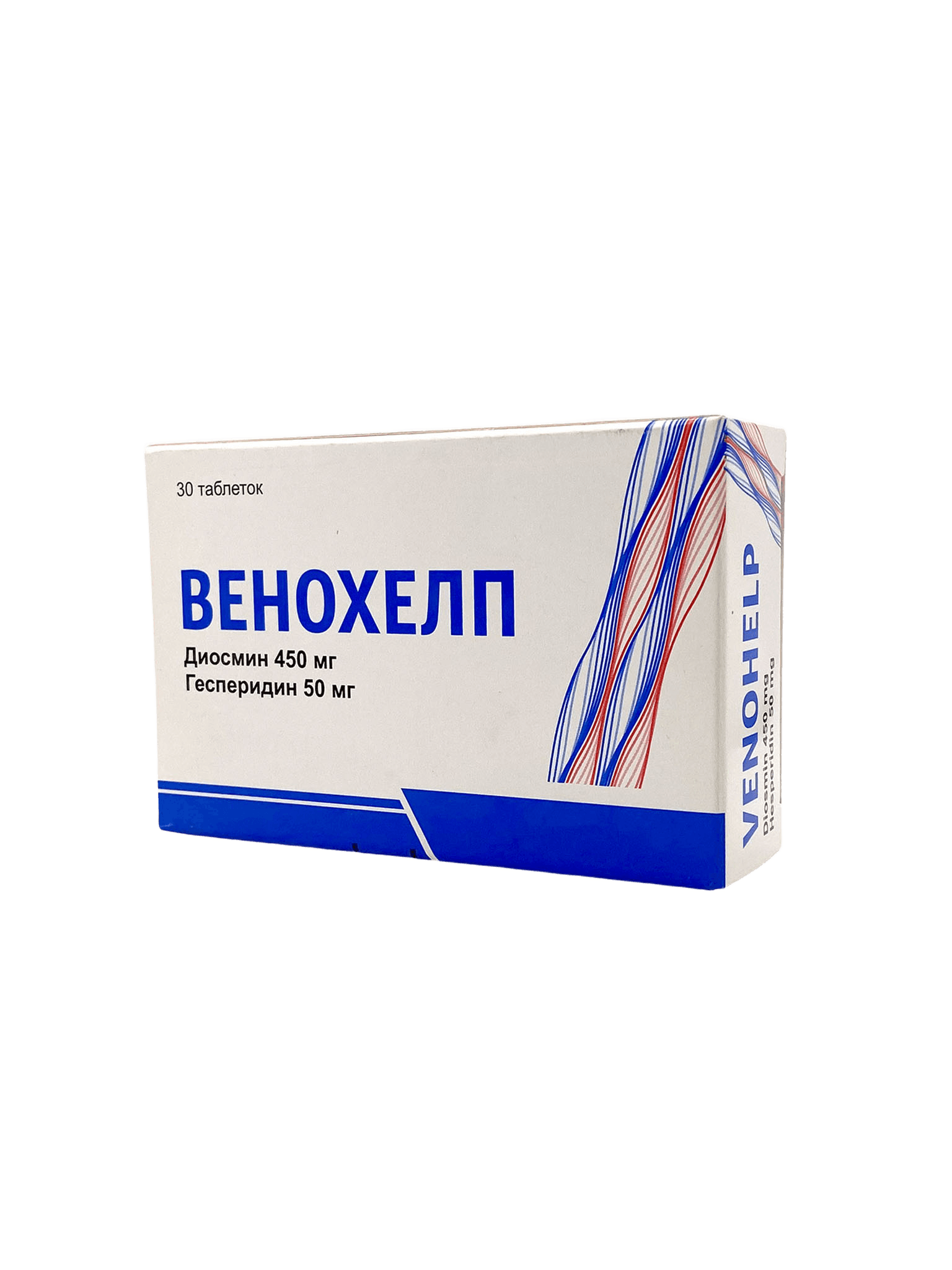 Венохелп, 450 мг/50 мг, таб. №30