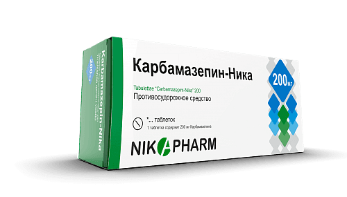 Карбамазепин-НИКА, 200 мг, таб. №50