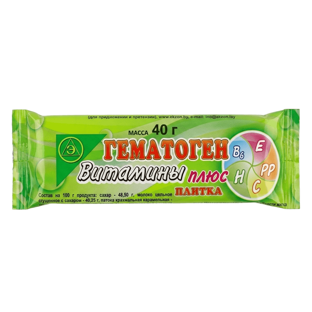 Гематоген Витамины Плюс, 40 г