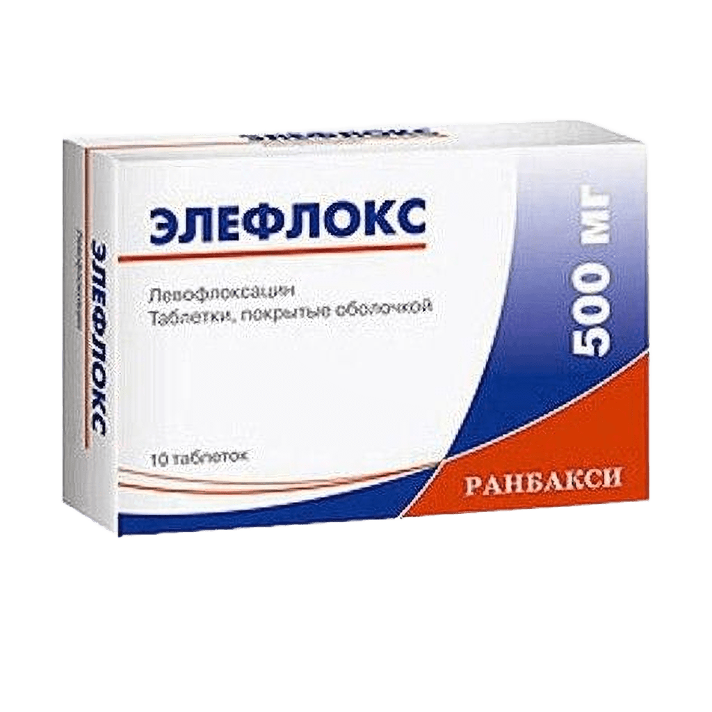Элефлокс, 500 мг, таб. №10