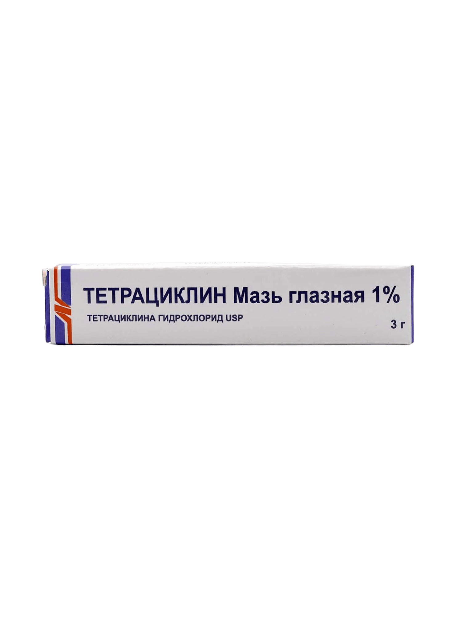 Тетрациклина гидрохлорид, 1%, 3 г, глаз. мазь