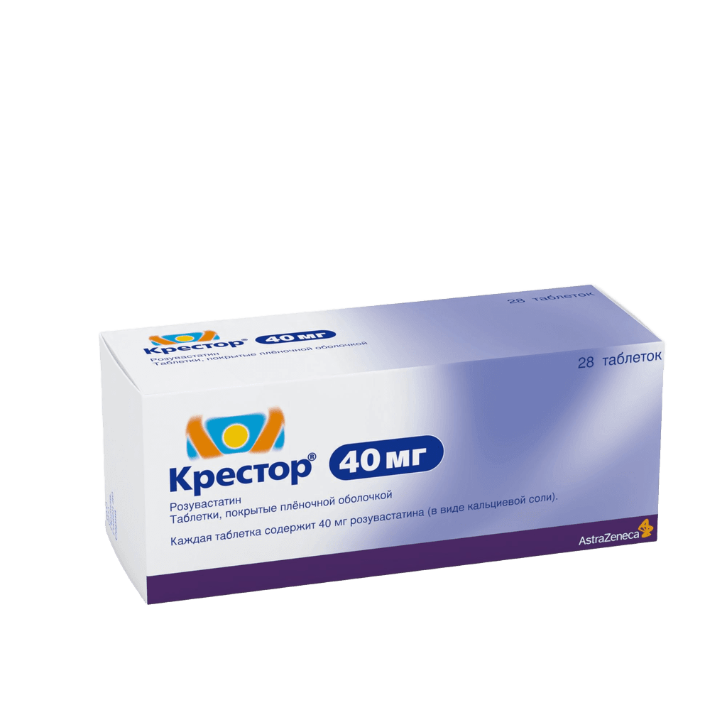 Крестор, 40 мг, таб. №28