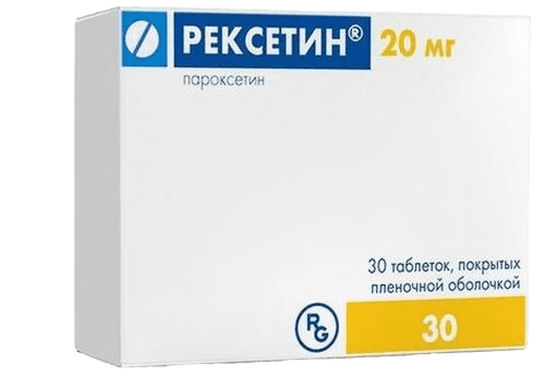 Рексетин, 20 мг, таб. №30