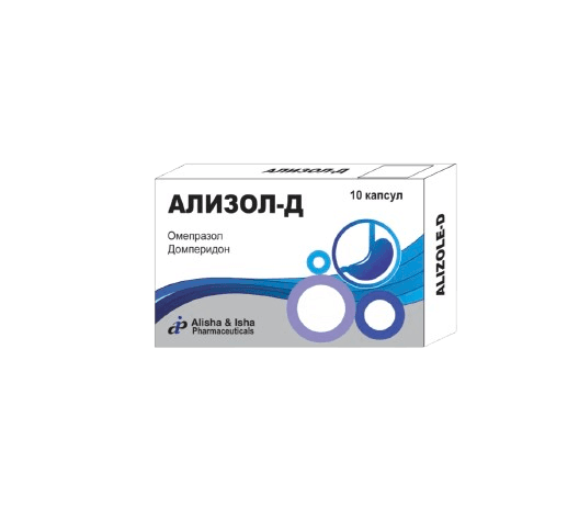 Ализол-Д, 20 мг/10 мг, капс. №10