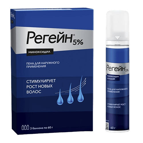 Регейн, 5%, 60 мл, №3 аэро.